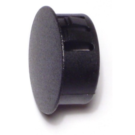 Midwest Fastener 7/8" Black Nylon Plastic Flush Head Hole Plugs 6PK 69473